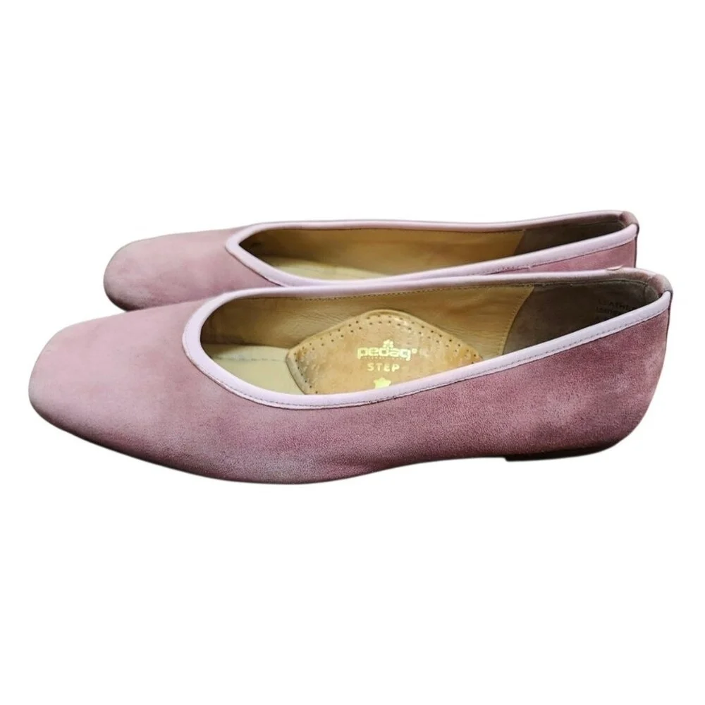 Seychelles City Streets Rose Suede Leather Ballet Flats Seychelles Size 10
